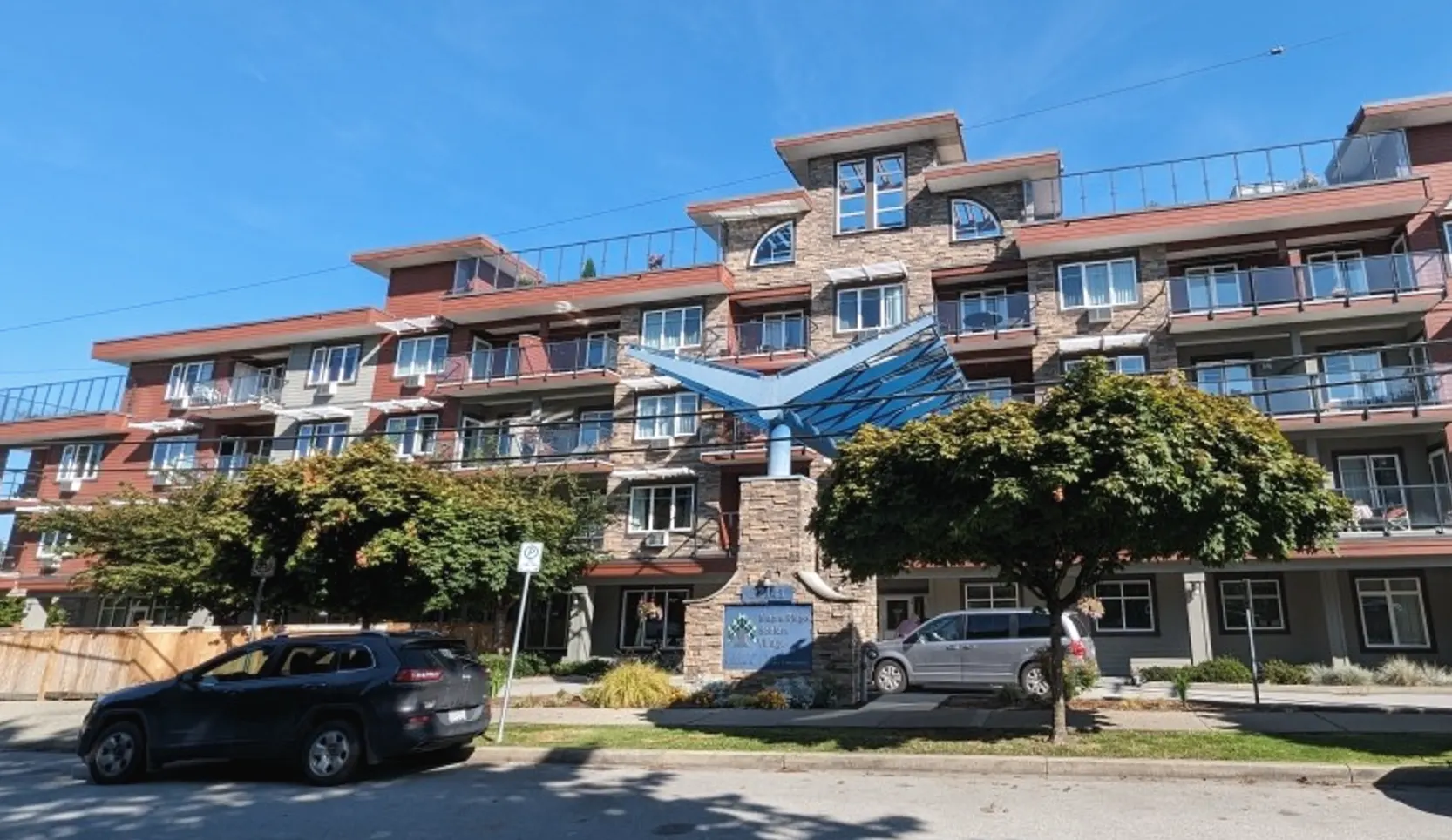 Five-storey purpose-built rental apartment building in Maple Ridge, BC, surveyed by BES under the FortisBC Rental Apartment Efficiency Program